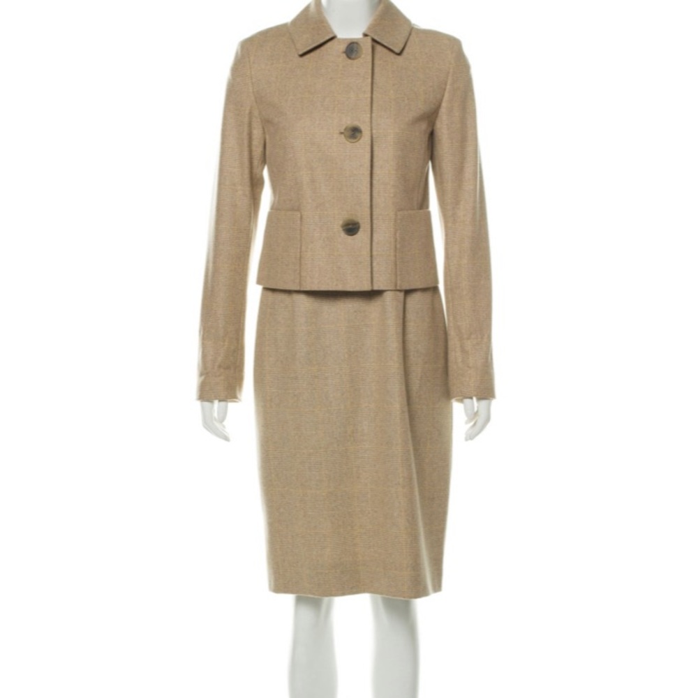 Akris Punto Plaid Wool Dress